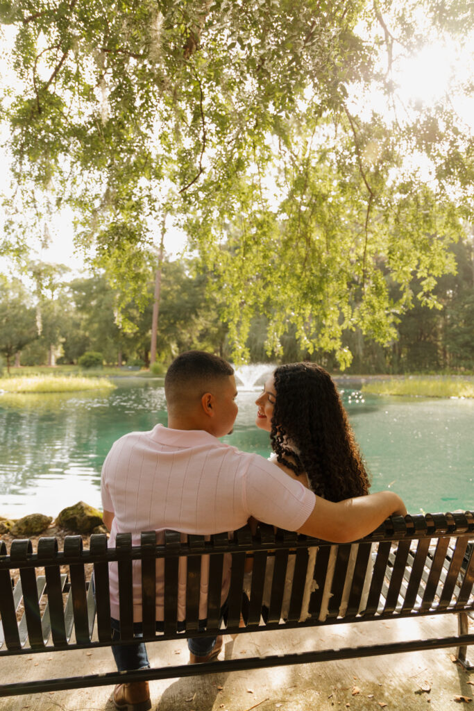 Sholom Park engagement photos in Ocala Florida